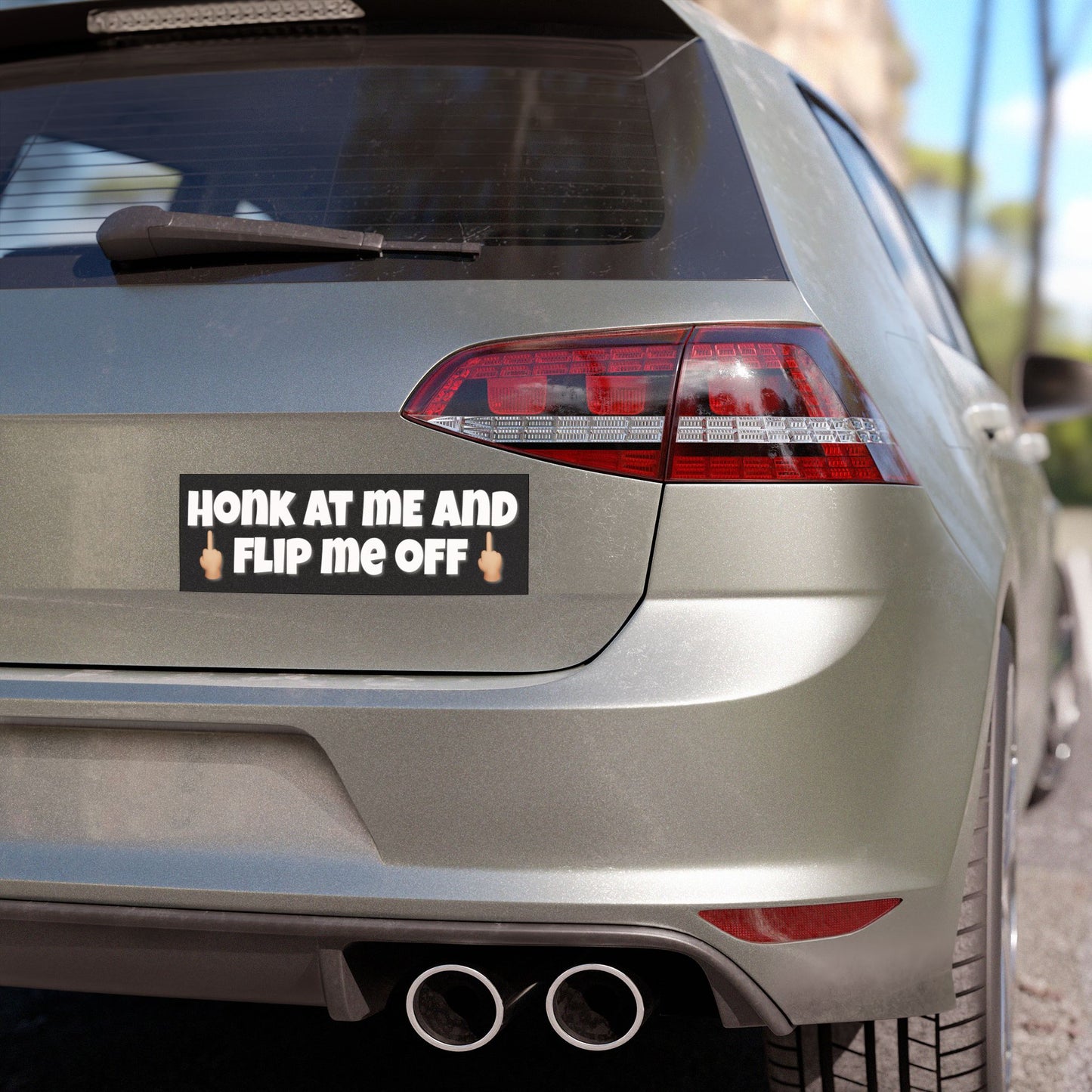 Flip Me Off Car Magnet