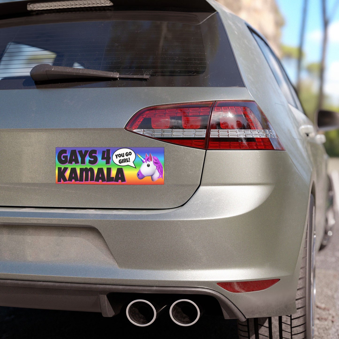 Gays 4 Kamala Car Magnet
