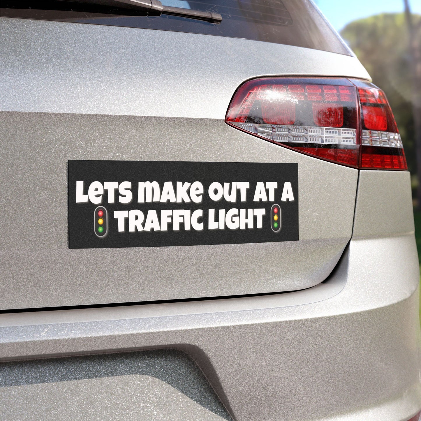 Lets Make Out Car Magnet