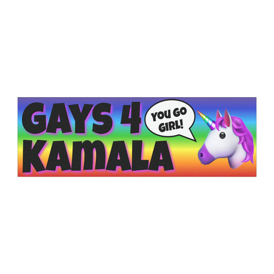 Gays 4 Kamala Car Magnet