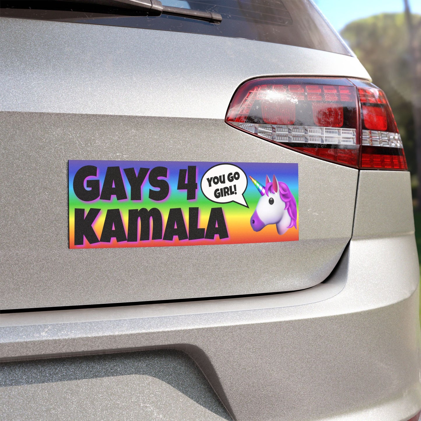 Gays 4 Kamala Car Magnet