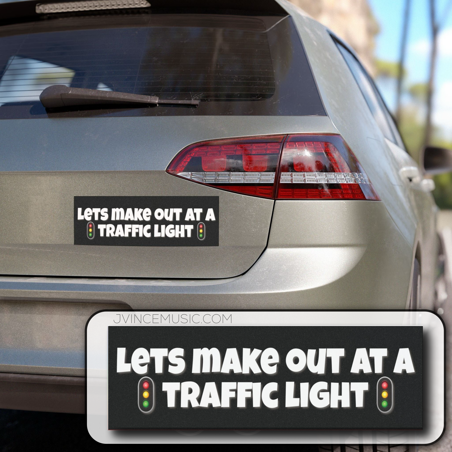 Lets Make Out Car Magnet