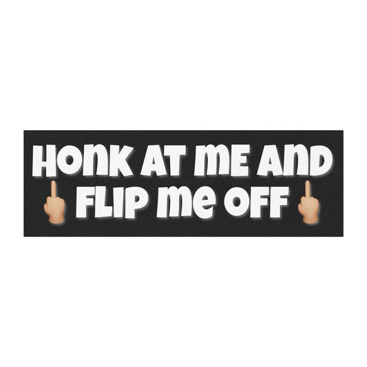Flip Me Off Car Magnet