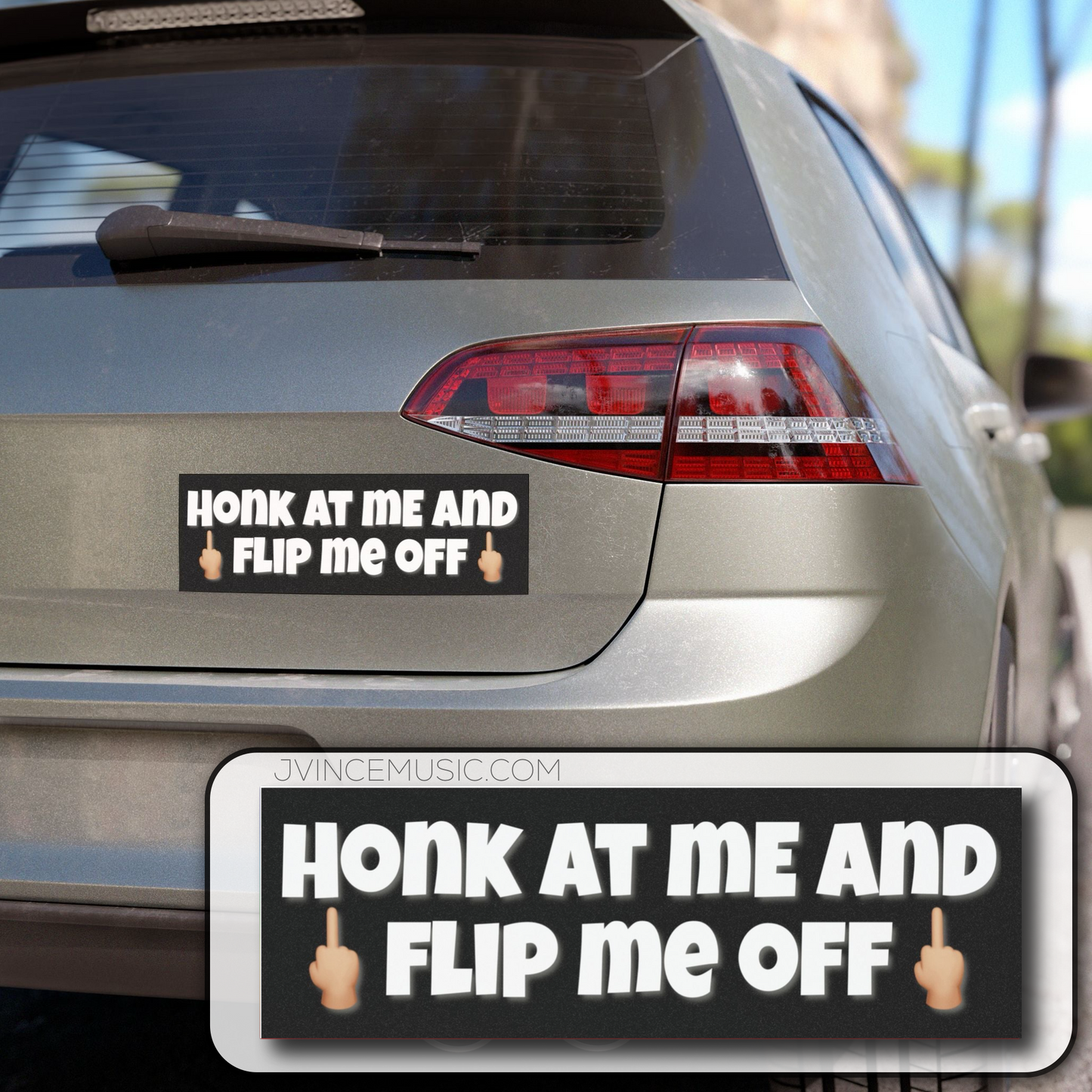 Flip Me Off Car Magnet