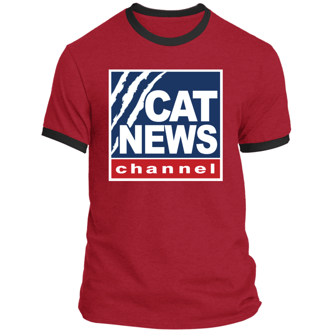 "Cat News" Ringer Tee