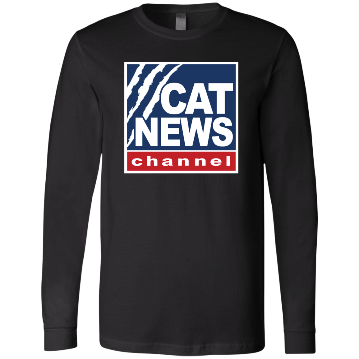 "Cat News" Men's Jersey LS T-Shirt