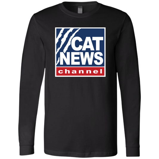 "Cat News" Men's Jersey LS T-Shirt