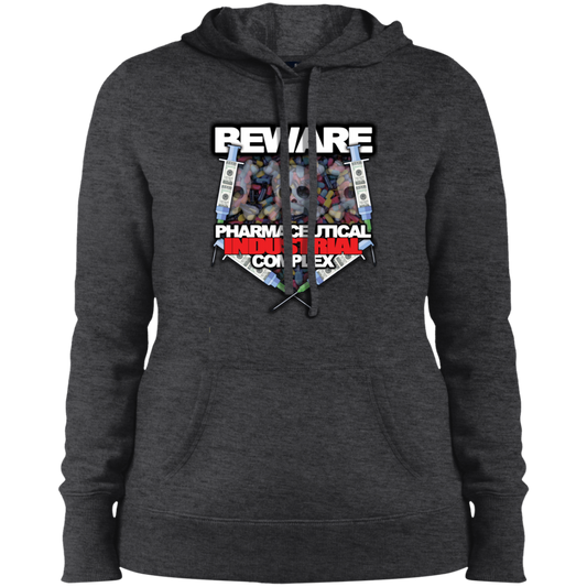 "Pharma Beware" Ladies' Pullover Hooded Sweatshirt