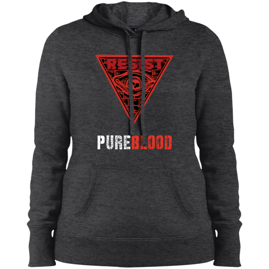 "PureBlood" Ladies' Pullover Hooded Sweatshirt