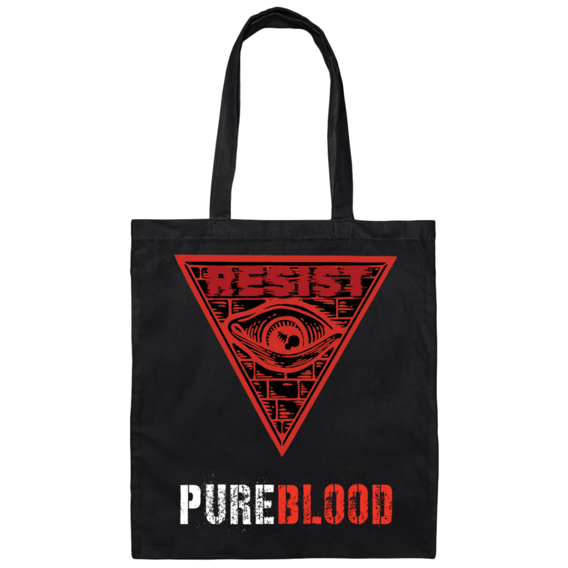 "PureBlood" Canvas Tote Bag