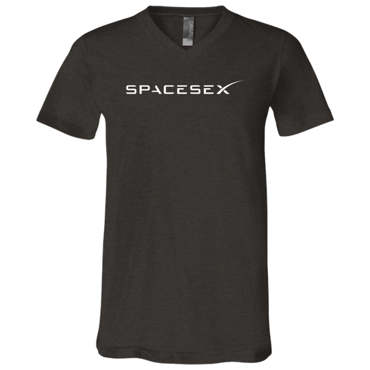 "SpaceseX" Unisex Jersey SS V-Neck T-Shirt