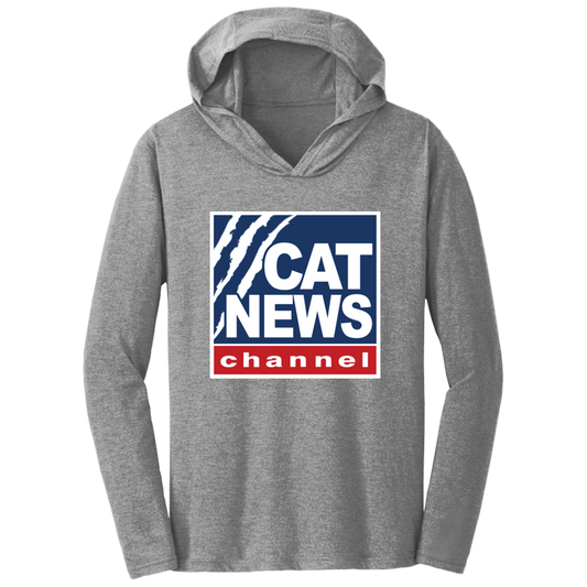 "Cat News" Triblend T-Shirt Hoodie