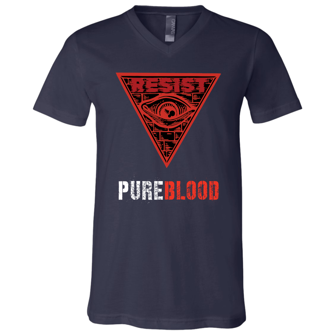 "PureBlood" Unisex Jersey SS V-Neck T-Shirt