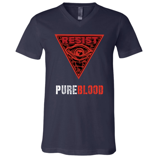 "PureBlood" Unisex Jersey SS V-Neck T-Shirt
