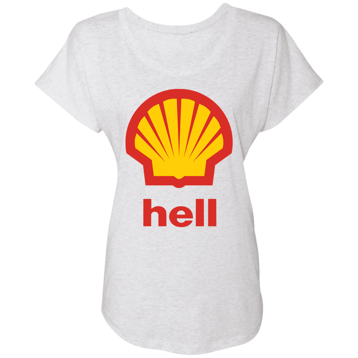 "Gas Hell" Ladies' Triblend Dolman Sleeve