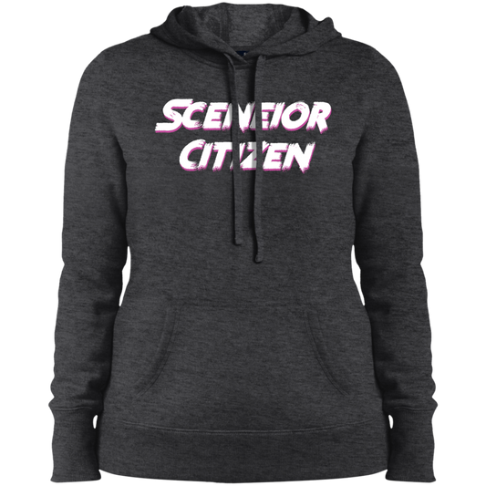 "Sceneior Citizen" Ladies' Pullover Hooded Sweatshirt