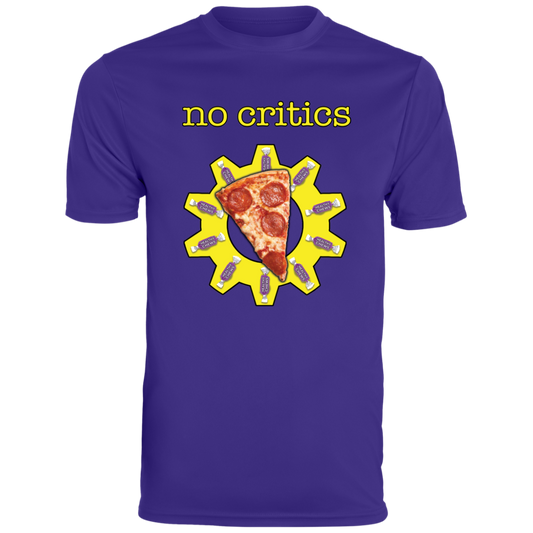 "No Critics" Men's Moisture-Wicking Tee