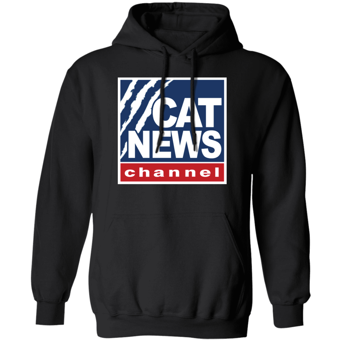 "Cat News" Pullover Hoodie