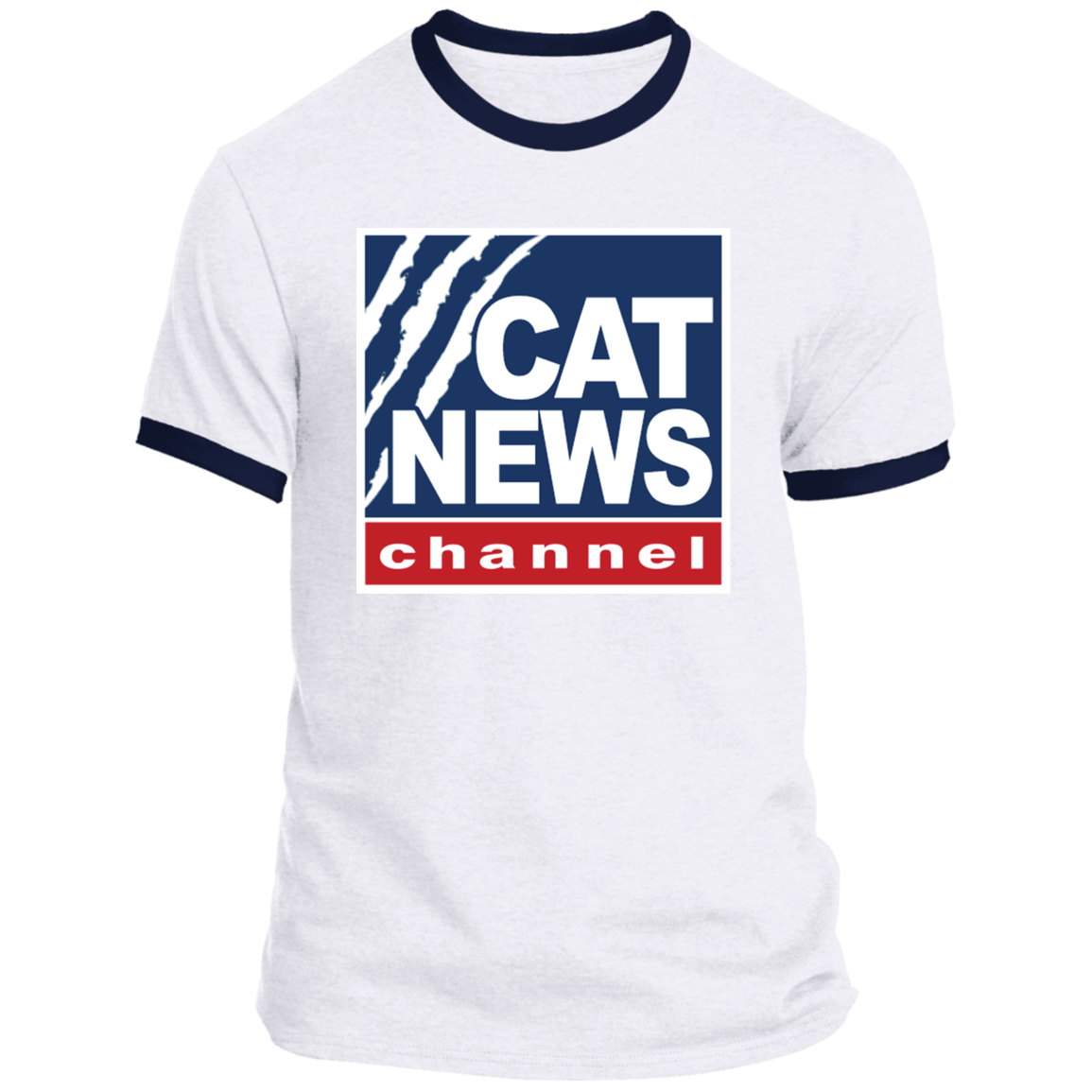 "Cat News" Ringer Tee