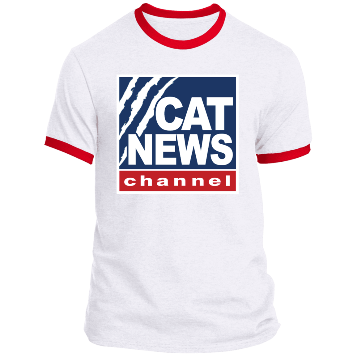 "Cat News" Ringer Tee