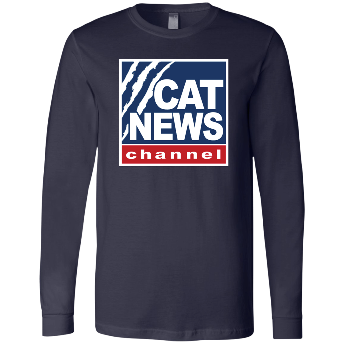 "Cat News" Men's Jersey LS T-Shirt