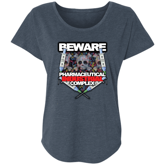 "Pharma Beware" Ladies' Triblend Dolman Sleeve