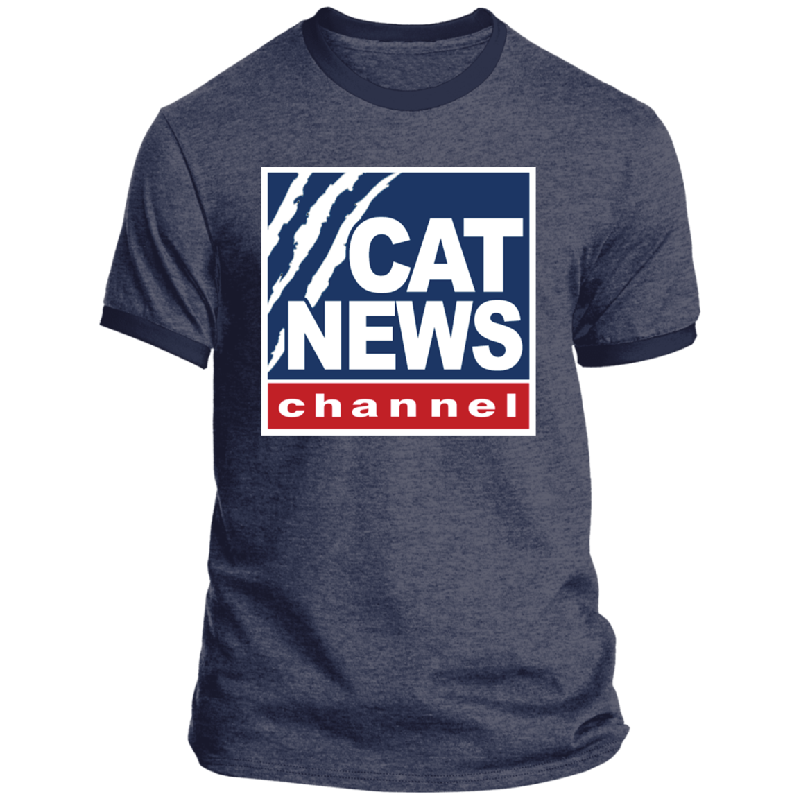 "Cat News" Ringer Tee