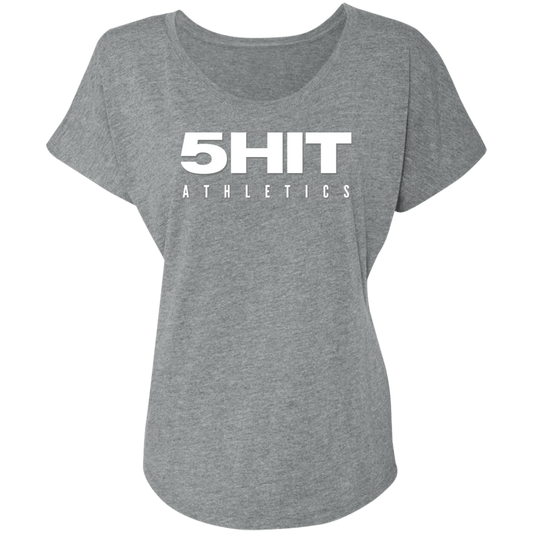 "5-Hit Athletics" Ladies' Triblend Dolman Sleeve