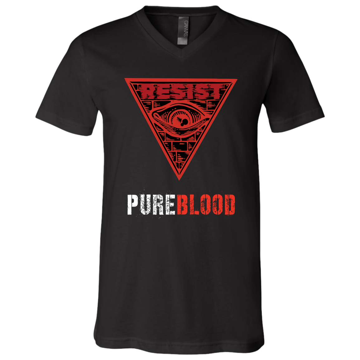 "PureBlood" Unisex Jersey SS V-Neck T-Shirt