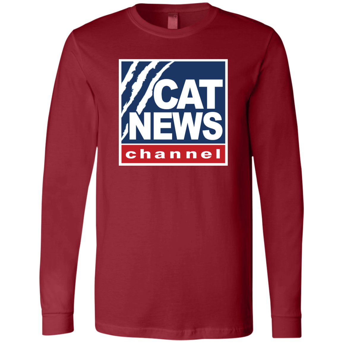 "Cat News" Men's Jersey LS T-Shirt