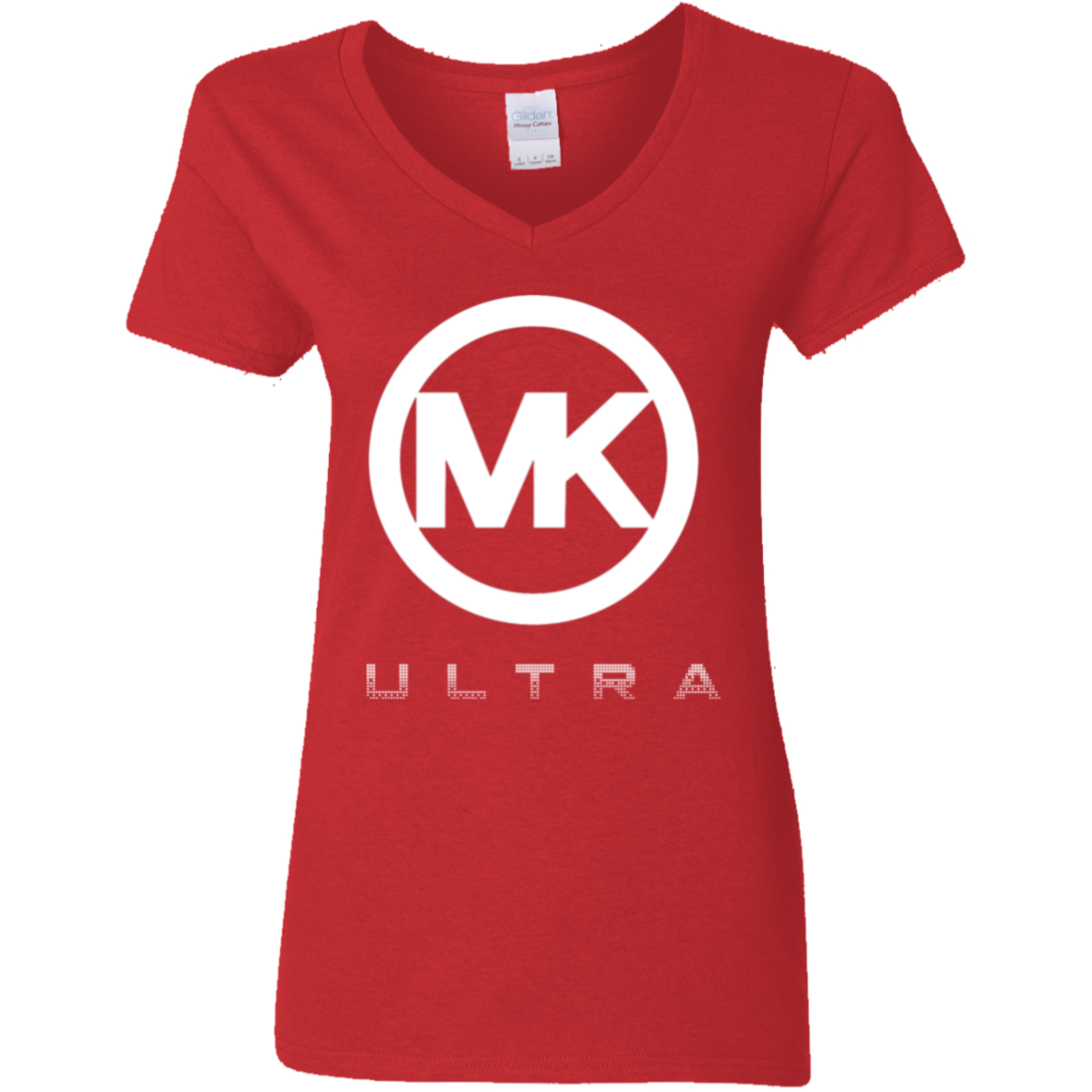 "MK Ultra" Ladies' 5.3 oz. V-Neck T-Shirt