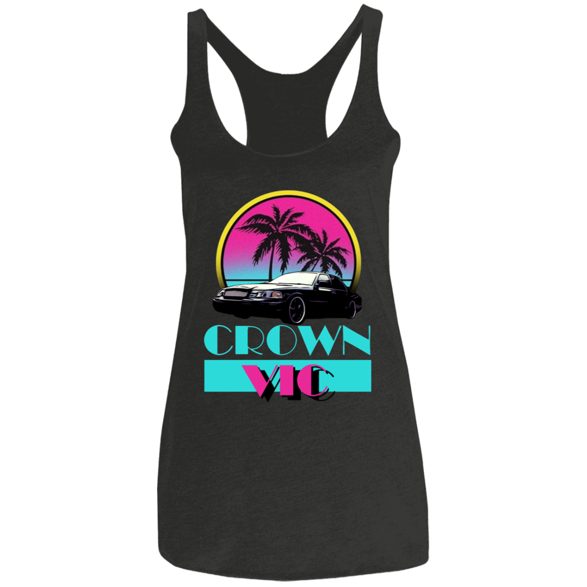 CV Miami Vice Ladies' Triblend Racerback Tank