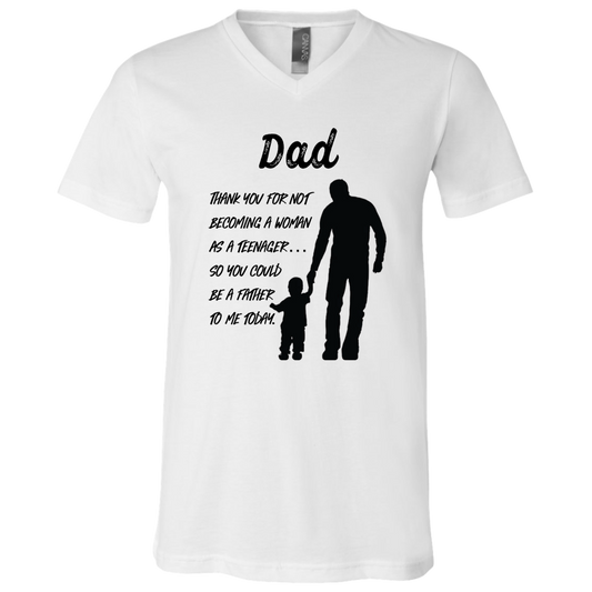 Father's Day Unisex Jersey SS V-Neck T-Shirt