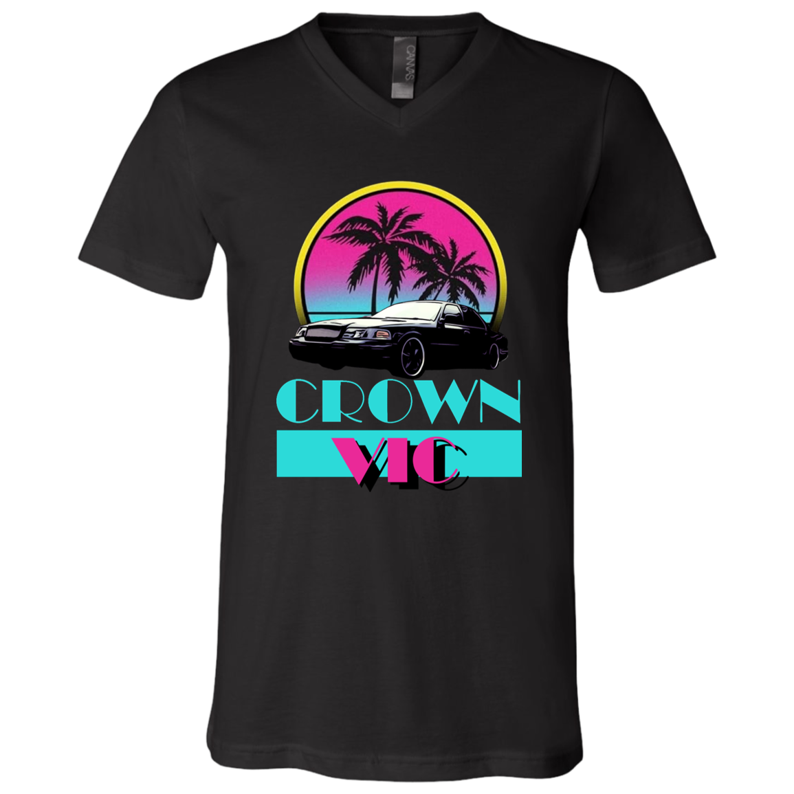 CV Miami Vice Unisex Jersey SS V-Neck T-Shirt