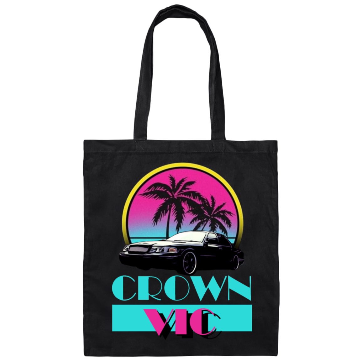 CV Miami Vice Canvas Tote Bag