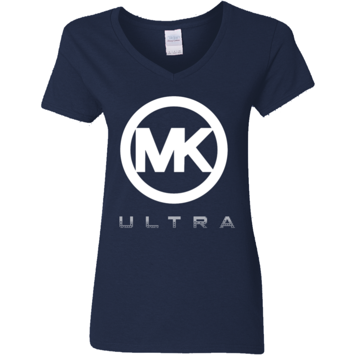 "MK Ultra" Ladies' 5.3 oz. V-Neck T-Shirt