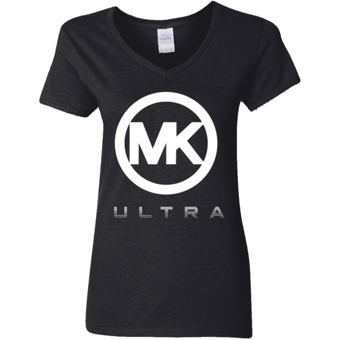 "MK Ultra" Ladies' 5.3 oz. V-Neck T-Shirt