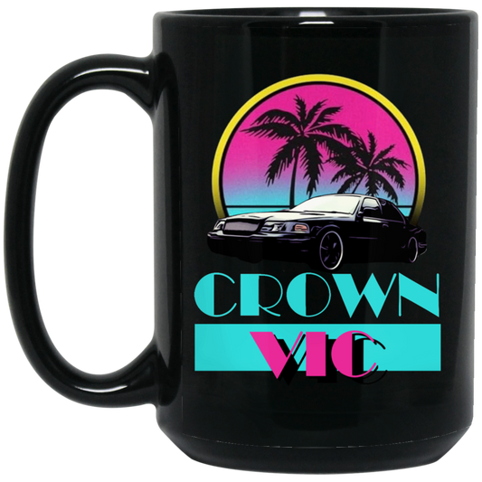 CV Miami Vice 15oz Black Mug