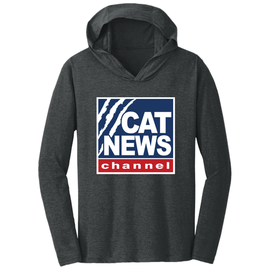 "Cat News" Triblend T-Shirt Hoodie