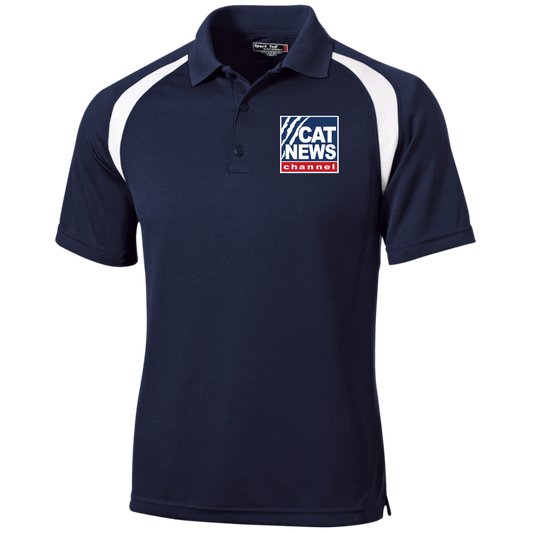 "Cat News" Moisture-Wicking Tag-Free Golf Shirt