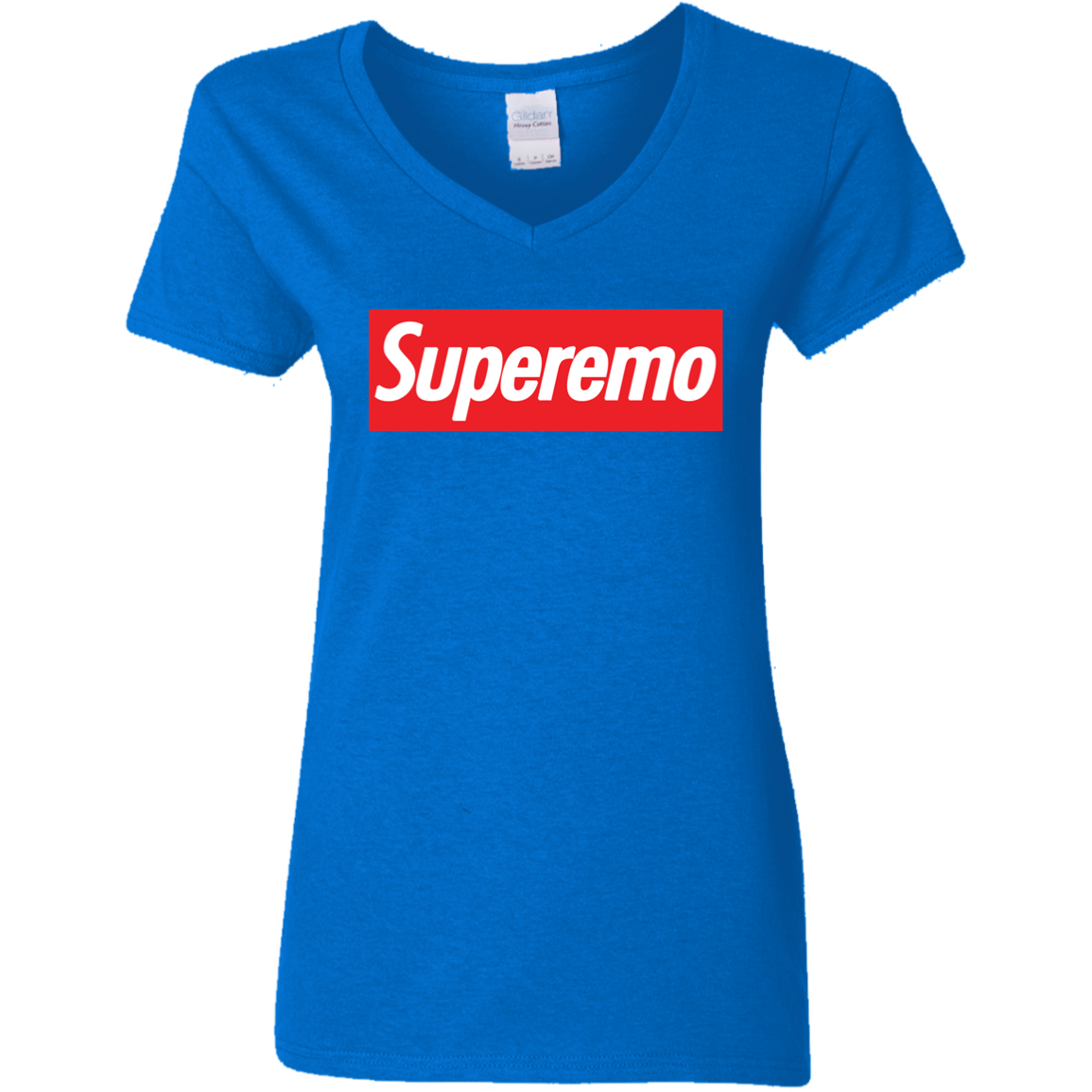 "SuperEmo" Ladies' 5.3 oz. V-Neck T-Shirt