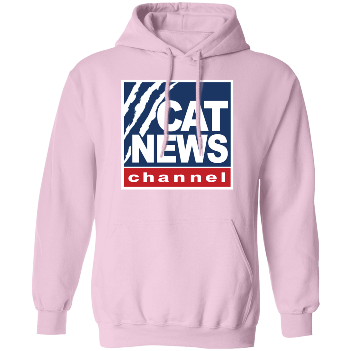 "Cat News" Pullover Hoodie