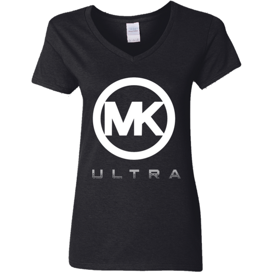 "MK Ultra" Ladies' 5.3 oz. V-Neck T-Shirt