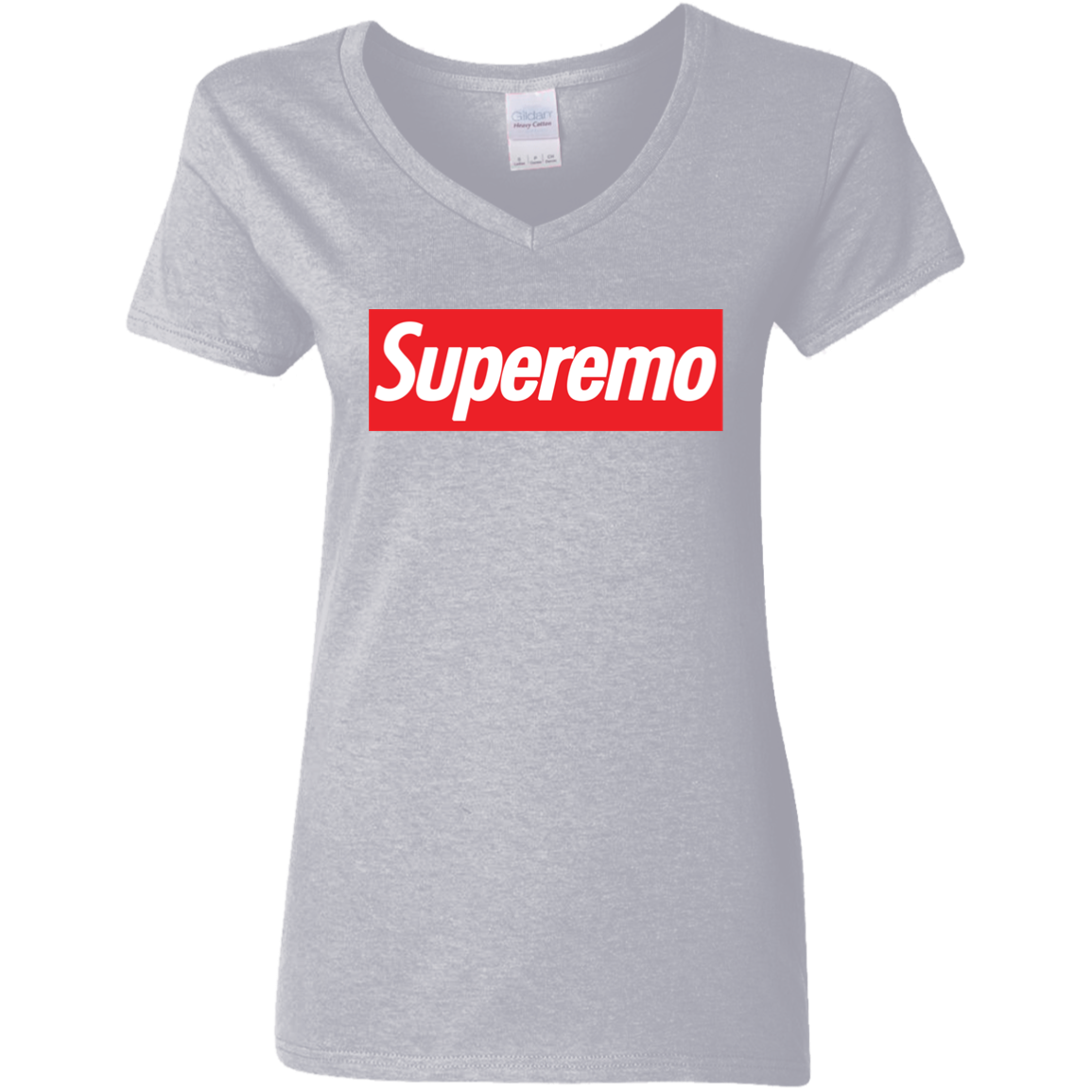 "SuperEmo" Ladies' 5.3 oz. V-Neck T-Shirt