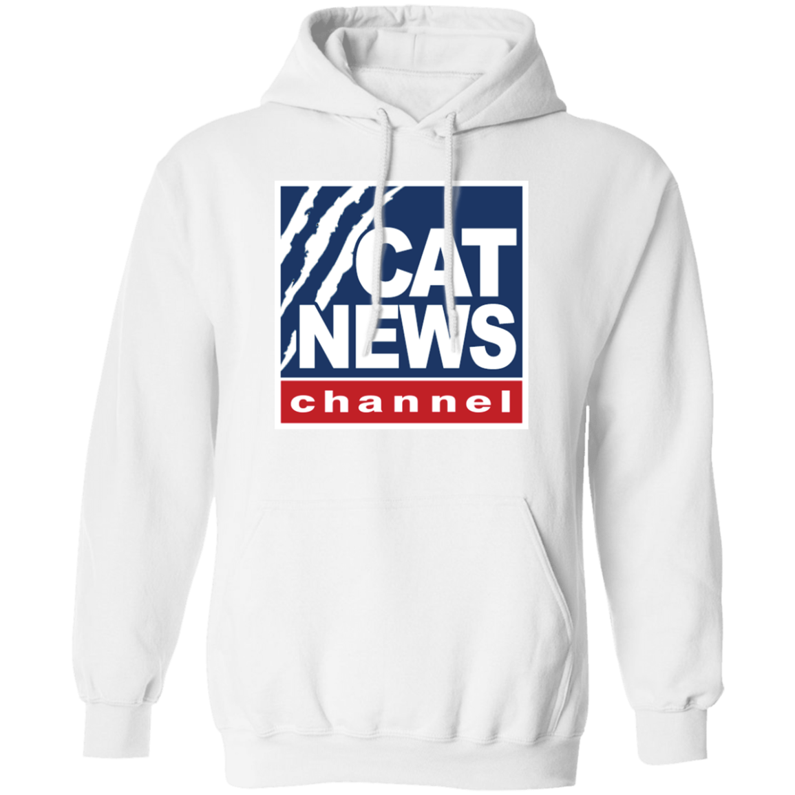 "Cat News" Pullover Hoodie