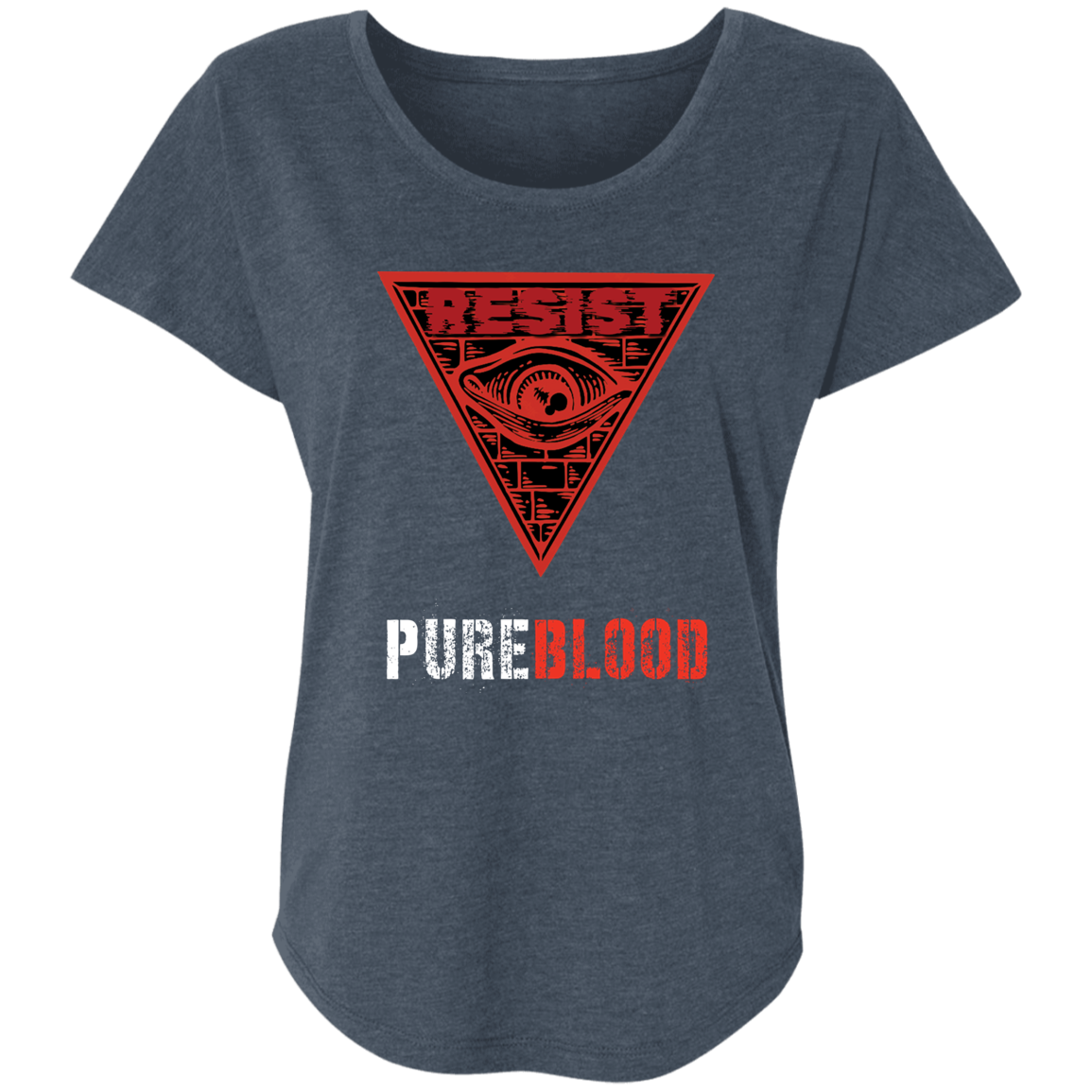 "PureBloods" Ladies' Triblend Dolman Sleeve