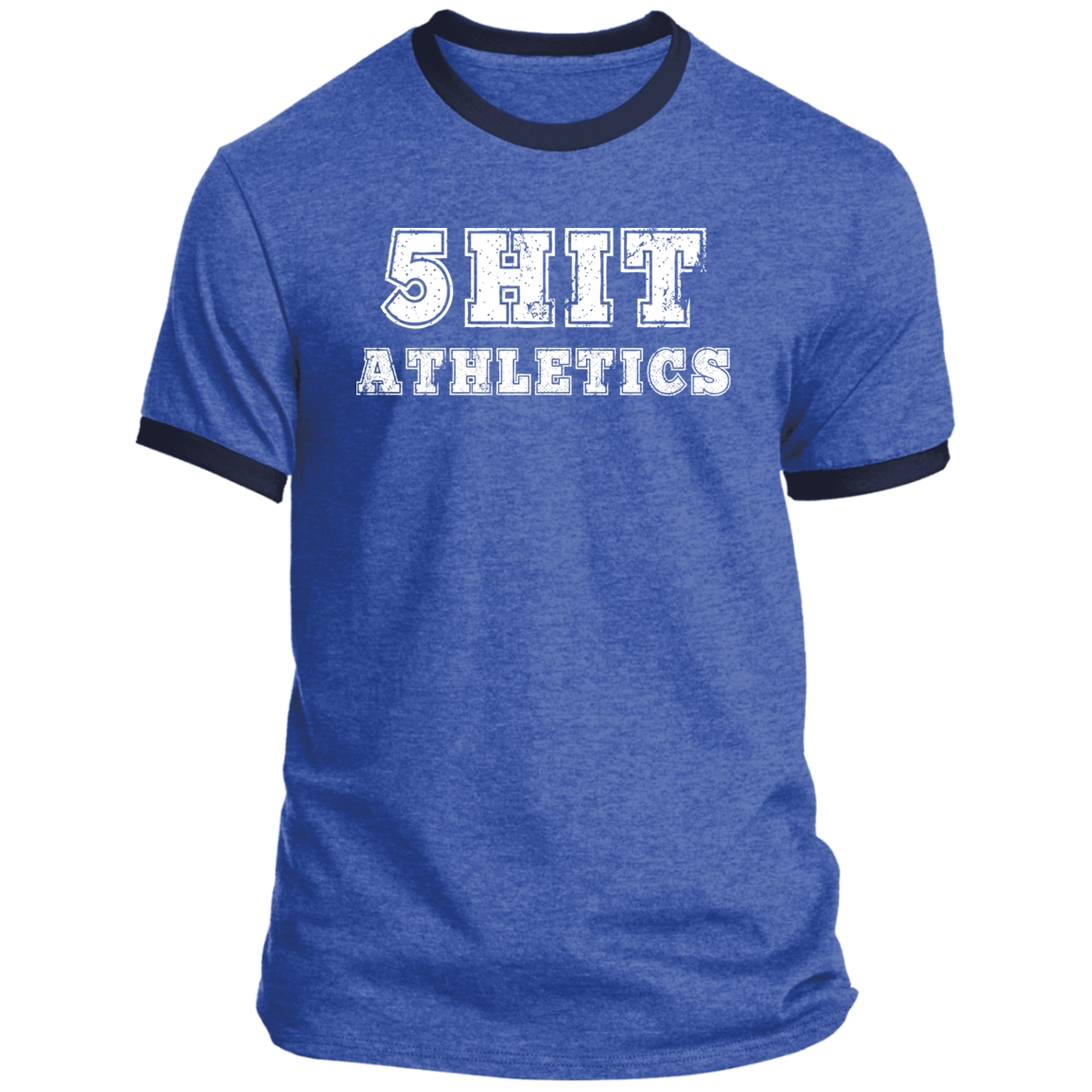 "5-Hit Athletics" Ringer Tee