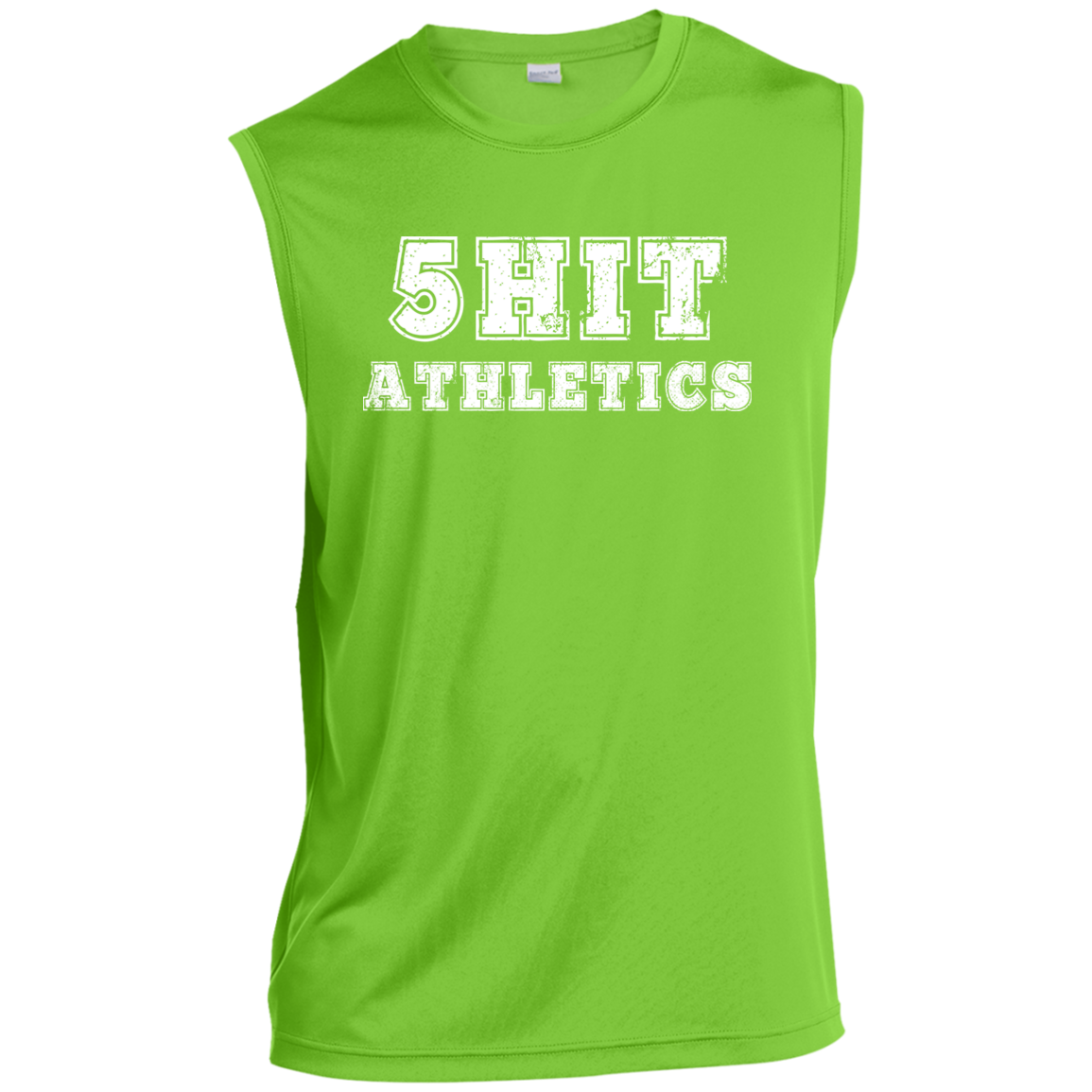 "5-Hit Athletics" Men’s Sleeveless Performance Tee