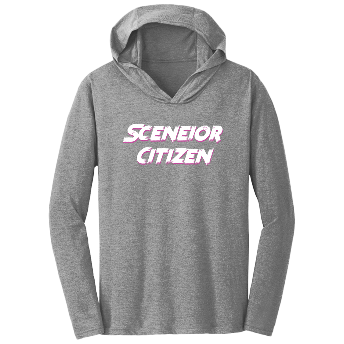 "Sceneior Citizen" Triblend T-Shirt Hoodie