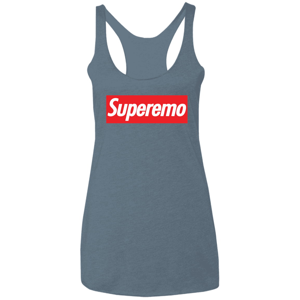 "SuperEmo" Ladies' Triblend Racerback Tank